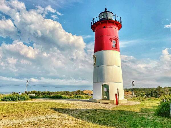 Landscape Poster featuring the photograph Nauset Lighthouse by Monika Salvan