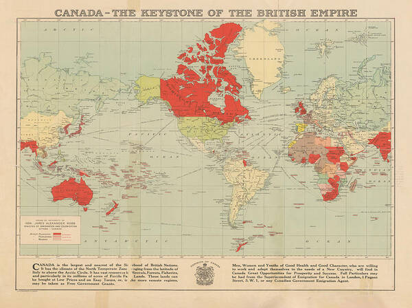 Map of the greatest world empires Royalty Free Vector Image