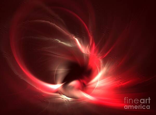 Apophysis Poster featuring the digital art Phoenix by Kim Sy Ok