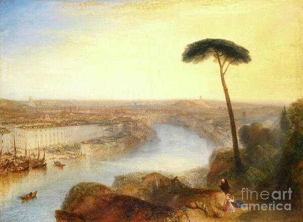 J. M. W. Turner Poster featuring the painting Rome From Mount Aventine by William Turner