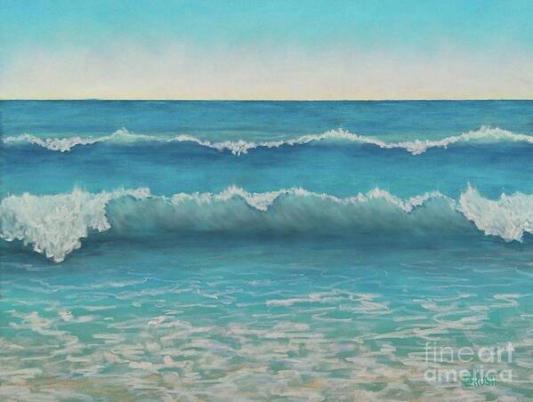 Beach Poster featuring the pastel Serenity SOLD prints available by Lisa Bliss Rush