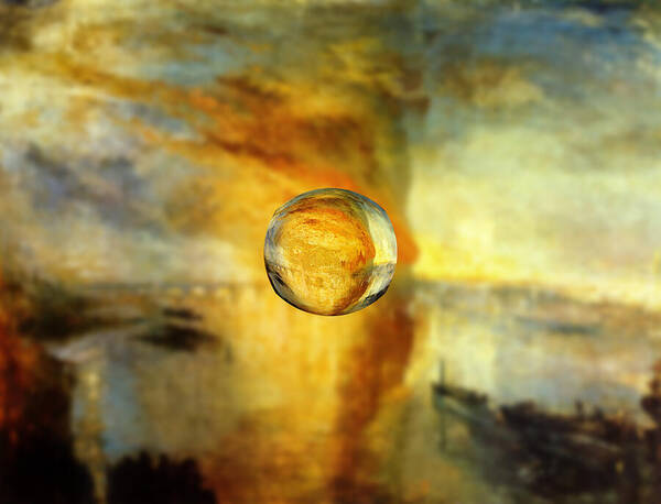 Jmw Turner Poster featuring the digital art Sphere 26 Turner by David Bridburg