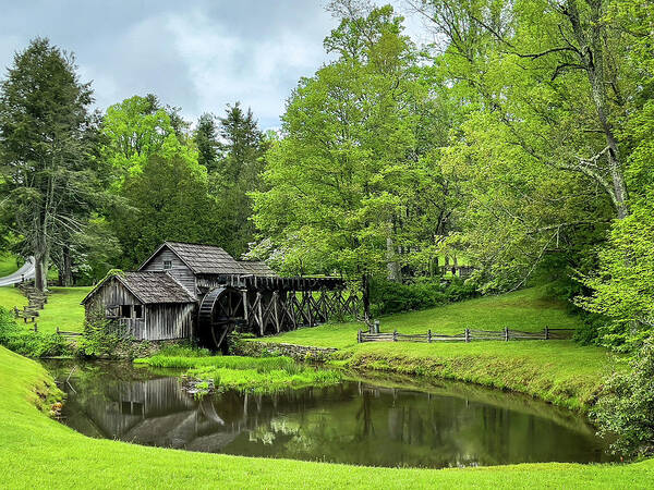 Mabry Mill Poster featuring the photograph Spring at Mabry Mill by Chris Berrier