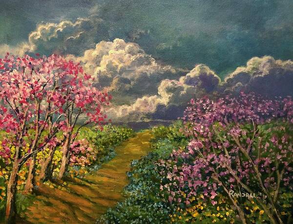 Springtime Poster featuring the painting Springtime. Earth's Renewal by Rand Burns