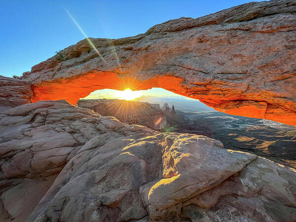 Utah Poster featuring the photograph Sunrise in Mesa by Ed Stokes