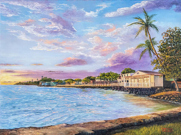 The Back of Front Street Lahaina Poster by Darice Machel McGuire - Darice  Machel McGuire - Artist Website