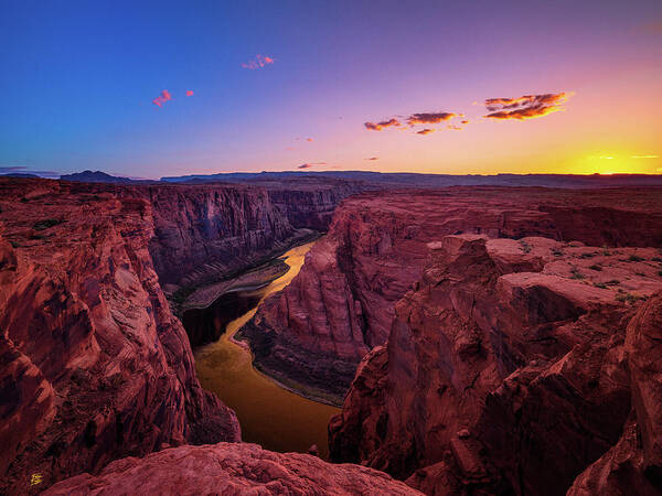 50s Poster featuring the photograph The Golden Canyon by Edgars Erglis