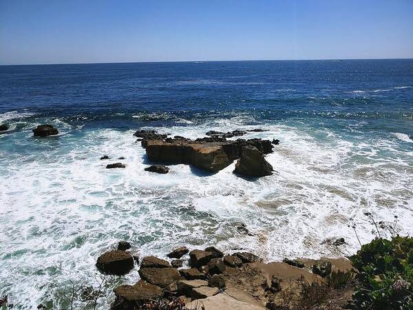 Ocean Poster featuring the photograph The Waves of Mother Earth by Marcus Jones