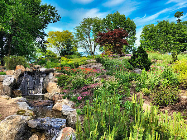 Untermyer Poster featuring the photograph Untermyer Park Landscape by Russel Considine