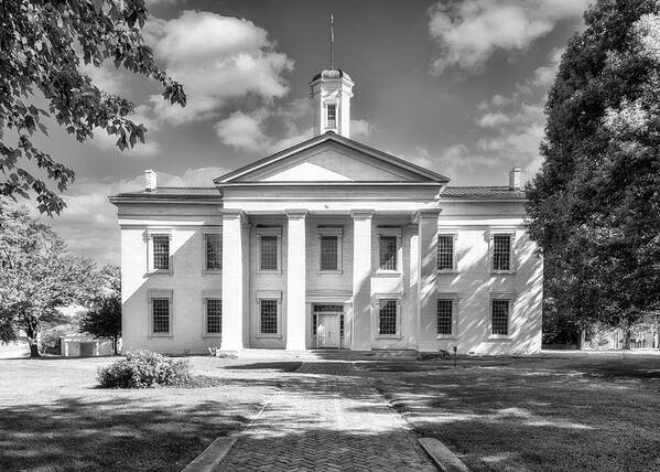 Vandalia Statehouse Poster featuring the photograph Vandalia Statehouse - Vandalia, IL by Susan Rissi Tregoning