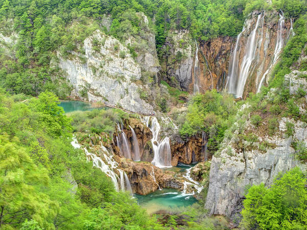 Attraction Poster featuring the photograph Waterfalls Galore by Eggers Photography