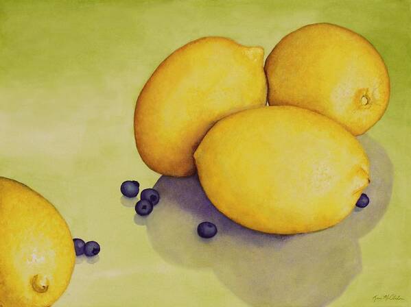 Kim Mcclinton Poster featuring the painting When Life Gives You Lemons by Kim McClinton