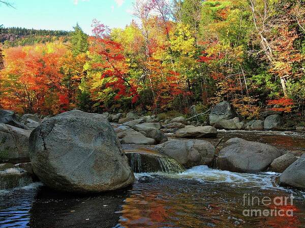  River Poster featuring the photograph White Mountains #3 by Marcia Lee Jones