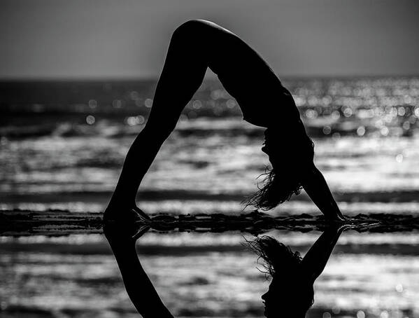 Beauty Poster featuring the photograph Yoga Art # 07 by Jorg Becker