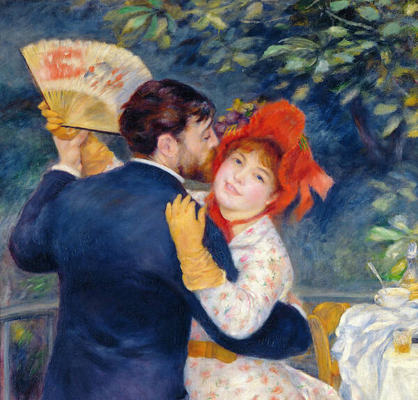 Renoir Poster featuring the painting A Dance In The Country by Pierre Auguste Renoir