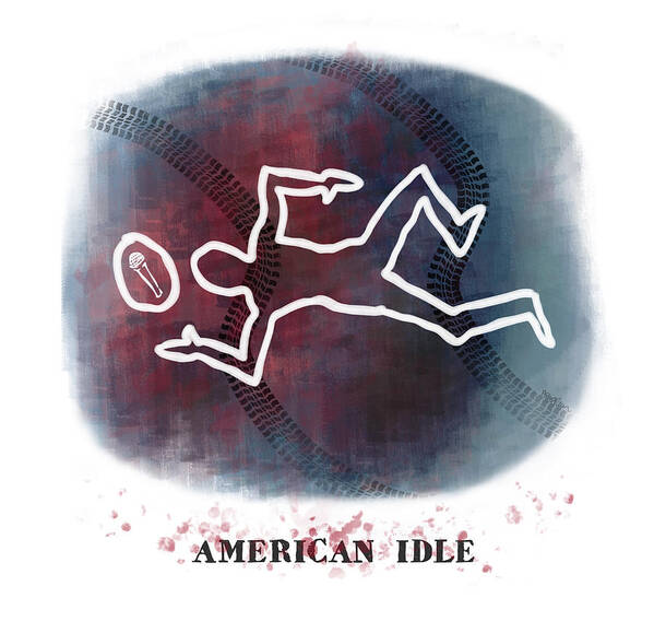 American Poster featuring the digital art American Idle by Mark Armstrong
