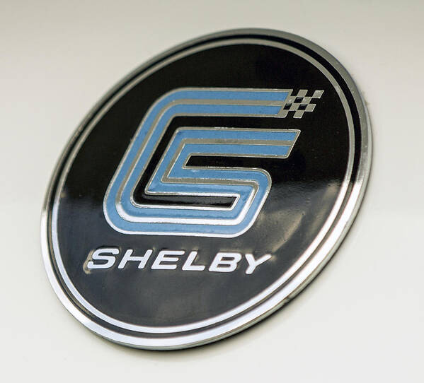 Dodge Poster featuring the photograph Birthday Car - Shelby Logo by Josh Bryant
