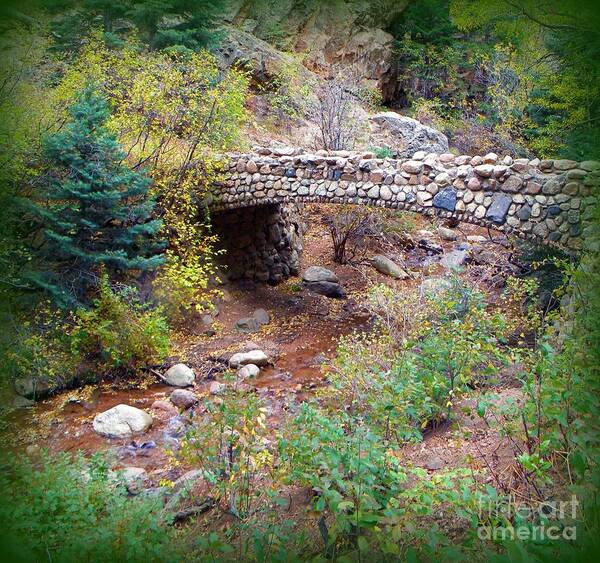 Stone Poster featuring the photograph Stone Bridge by Michelle Frizzell-Thompson