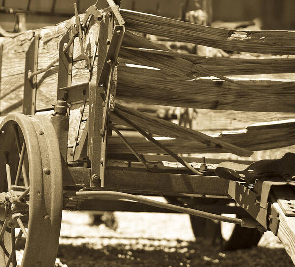 Wagon Wheels Poster featuring the photograph Studebaker Wagon by Gilbert Artiaga