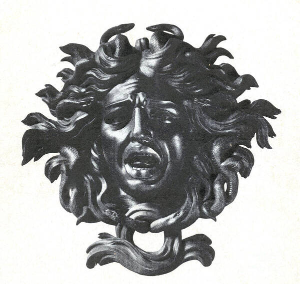 Petrifying Poster featuring the photograph Medusa Head #1 by Photo Researchers