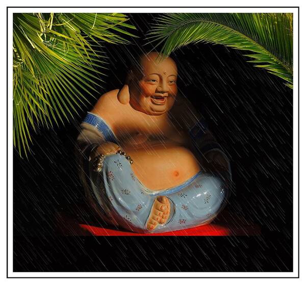 Buddhas Poster featuring the photograph Little Buddha - 8 by Larry Mulvehill