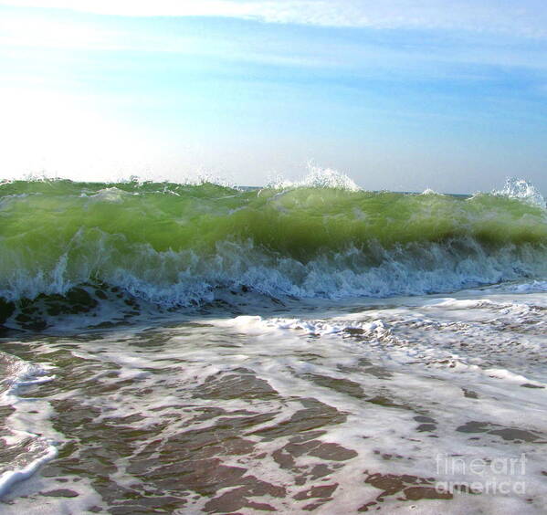 Delaware Seashore Images Henlopen Beach Images Breaking Waves Green Waves Atlantic Ocean Images Midatlantic Shoreline North American Beaches Ocean City Images Ocean Vacation Noaa Research Ocean Ecosystems Water Quality No Ocean Dead Zones Healthy Oceans No Offshore Drilling Marine Habitat Protection Maritime Blue Fish Habitat Endangered Ecosystems Nature Prints Wild Waves Delaware Seascapes Maryland Seascapes Midatlantic Seascapes Tidal Images Current Images Aquaculture Marine Biology Lunar Influence Lunar Tides About To Break Ocean Exploration Maryland Charters Coastal National Parks Endangered Coastal Ecosystem Protection American Coastline Coastal Images Wave Prints Ocean Motion Prints Ocean View Ocean Scene Ocean Waves Undertoe Riptide Prints Sea Surf Body Surf Waterscapes Aquascapes Crest Wall Of Water Water Wall Liquid Wall Hydrology Oceanography Sandbars Beach Prints Saltwater Prints Sea Foam White Water Poster featuring the photograph About To Break #1 by Joshua Bales