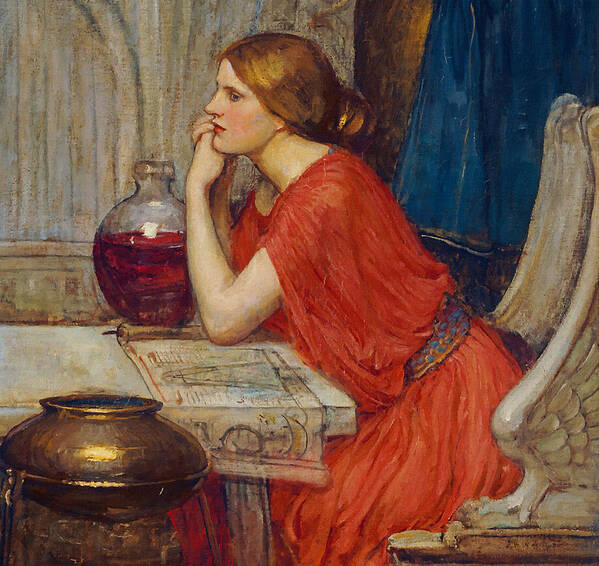 John William Waterhouse Poster featuring the painting Circe #1 by John William Waterhouse