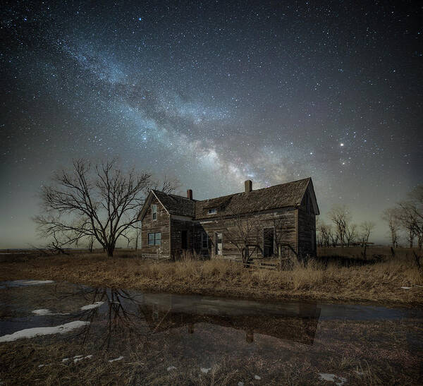 Abandoned Poster featuring the photograph What Once Was #2 by Aaron J Groen