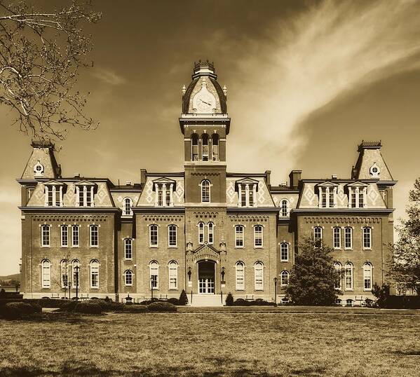 Woodburn Hall Poster featuring the photograph Woodburn Hall - West Virginia University #2 by Mountain Dreams