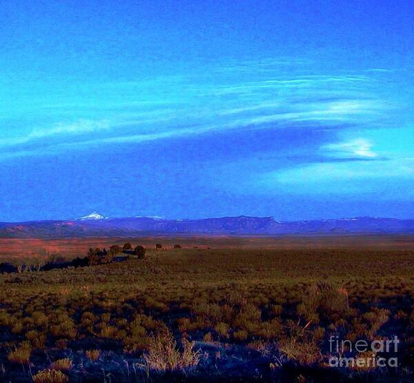 Disappointment Valley Spacious Colorado Valley Great Open Place Poster featuring the digital art Disappointment Valley by Annie Gibbons