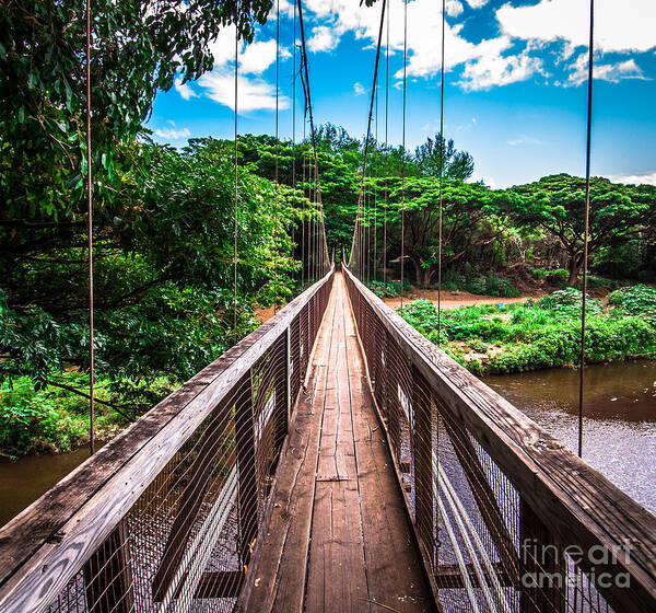 Kauai Poster featuring the photograph Hanapepe Bridge by Blake Webster