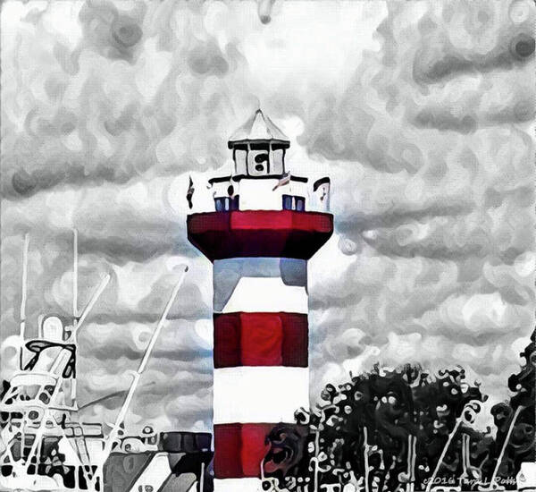 Lighthouse Poster featuring the photograph Harbour Town Lighthouse by Tara Potts