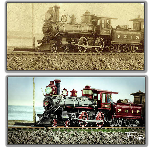 Locomotive Poster featuring the photograph Locomotive PEIR #21 by Franchi Torres