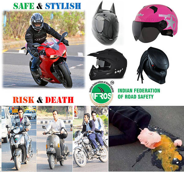Road Safety Poster featuring the digital art Road Safety in India by Ifros
