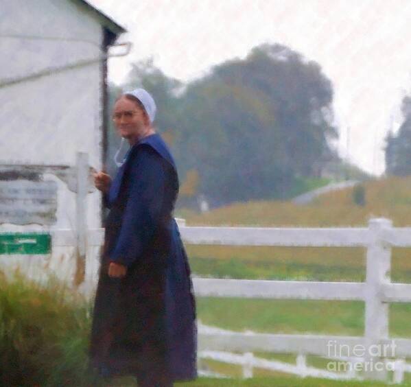 Amish Poster featuring the photograph Simple Living by Debbi Granruth