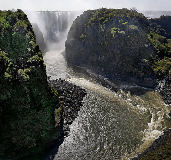 Africa Poster featuring the photograph Victoria Falls by Joe Bonita