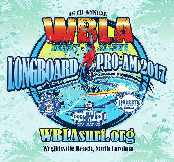 Surf Poster featuring the photograph WBLA ProAm 2017 by William Love