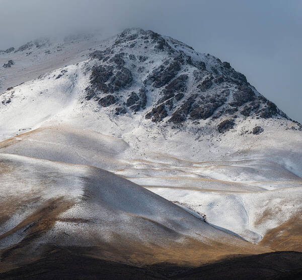 Mountain Snow Landscape Oregon Poster featuring the photograph Cinnamon and Sugar by Andrew Kumler