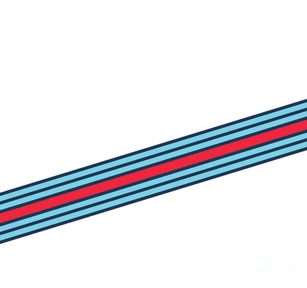Porsche Poster featuring the photograph Martini Stripes by Vincent Bonafede