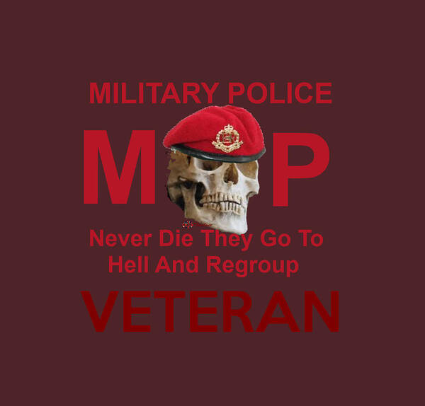 Military Police Poster featuring the digital art Palliser by John