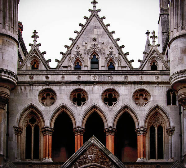 Arches Poster featuring the photograph Royal Courts of Justice by Christi Kraft