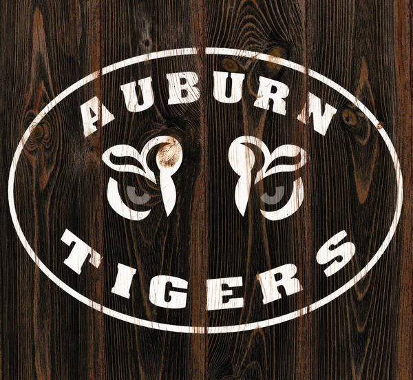 Auburn Tigers Poster featuring the mixed media The Auburn Tigers 1g by Brian Reaves