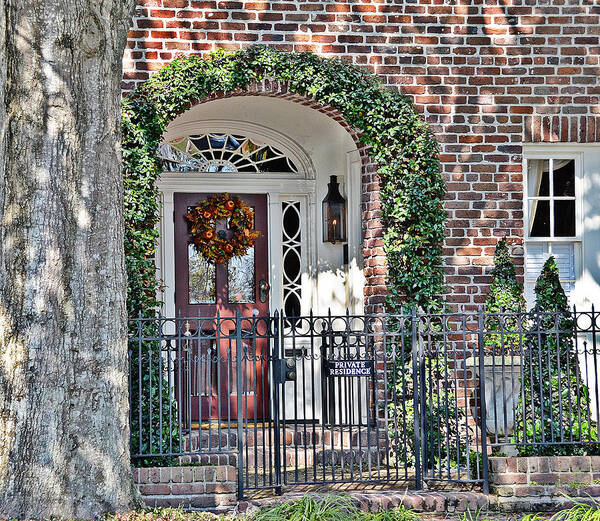 Charleston Poster featuring the photograph Charleston Doorway by Linda Brown