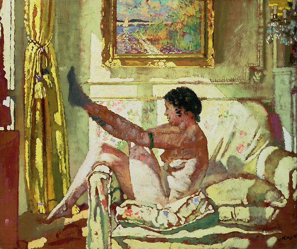 Sunlight Poster featuring the painting Sunlight by William Orpen