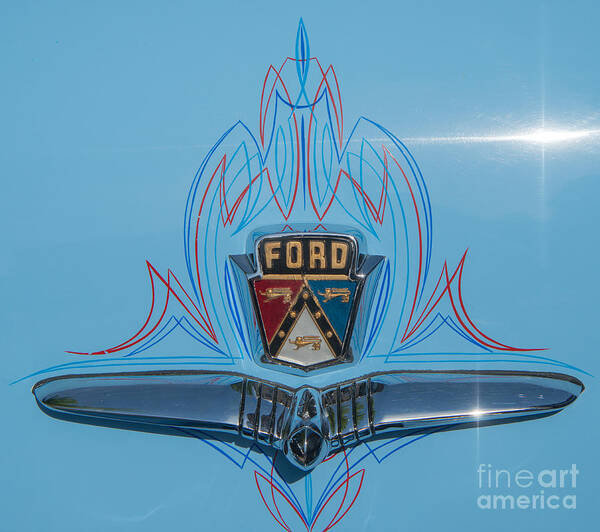 Ford Poster featuring the photograph 50 Ford by Jim Hatch