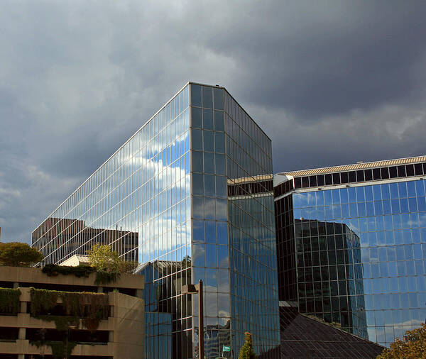 Baltimore Poster featuring the photograph Baltimore Reflections by Karen Harrison Brown