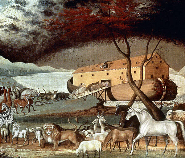 19th Century Poster featuring the photograph Hicks: Noahs Ark, 1846 by Granger