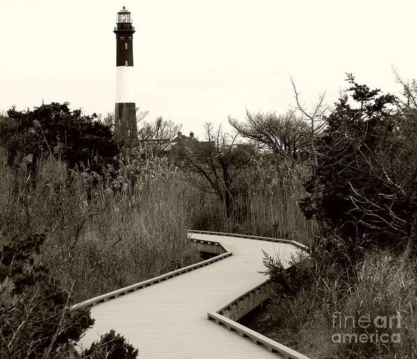 Fire Island Lighthouse Poster featuring the photograph Fire Island Lighthouse #1 by Raymond Earley