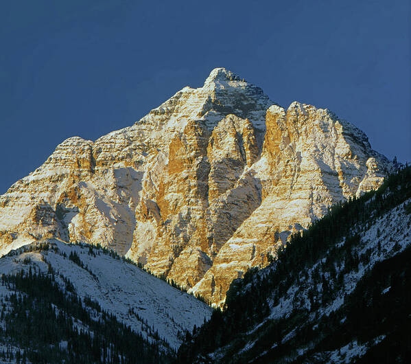 210418 Poster featuring the photograph 210418 Pyramid Peak by Ed Cooper Photography
