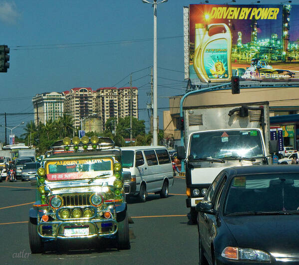 Philippines Poster featuring the photograph City Driving by Betsy Knapp